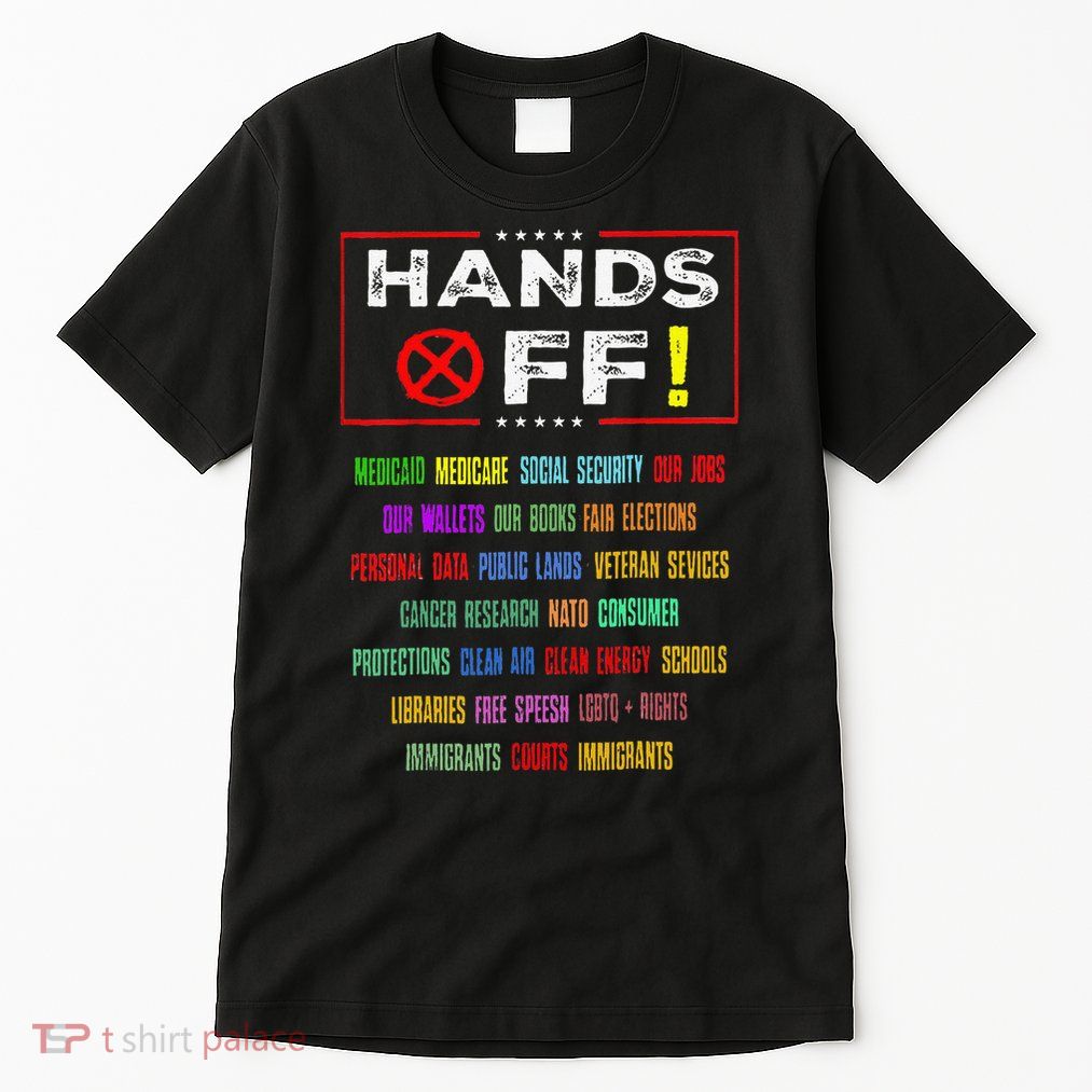 Hands Off Protest Social Security And Medicare Protest Tall T-Shirt