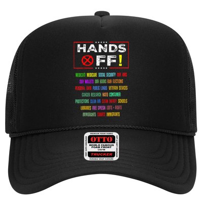 Hands Off Protest Social Security And Medicare Protest Trucker Hat