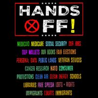 Hands Off Protest Social Security And Medicare Protest Wool Snapback Cap