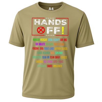 Hands Off Protest Social Security And Medicare Protest Performance Shirt