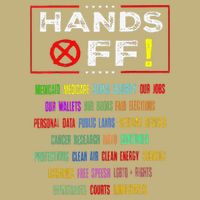 Hands Off Protest Social Security And Medicare Protest Cooling Performance Crew T-Shirt