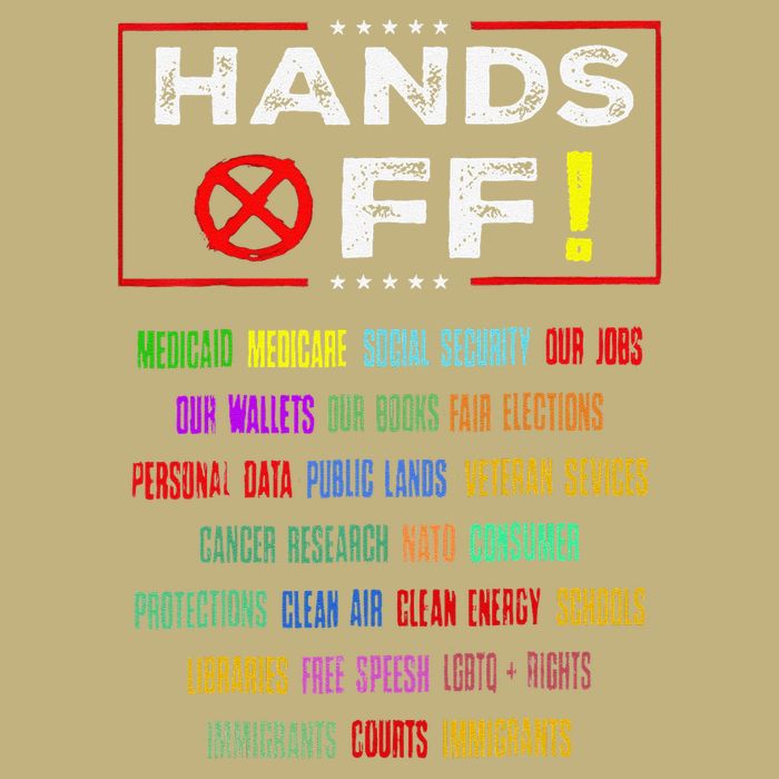 Hands Off Protest Social Security And Medicare Protest Cooling Performance Crew T-Shirt