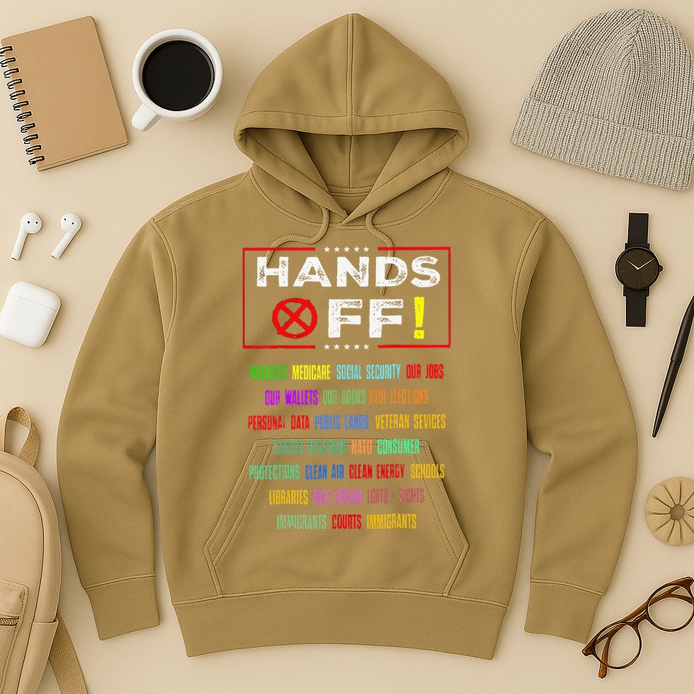 Hands Off Protest Social Security And Medicare Protest Hoodie