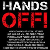 Hands Off Protest Impact Tech Backpack