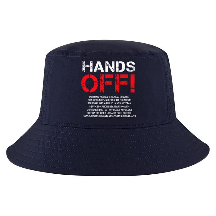 Hands Off Protest Cool Comfort Performance Bucket Hat