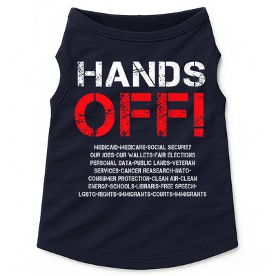 Hands Off Protest Doggie Tank