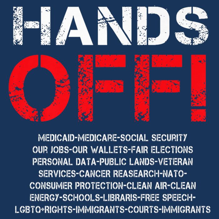 Hands Off Protest Cooling Performance Crew T-Shirt