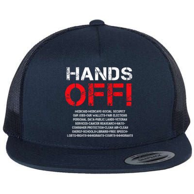 Hands Off Protest Flatbill Hat