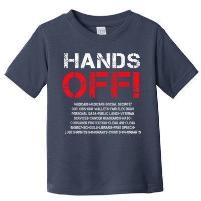 Hands Off Protest Toddler T-Shirt