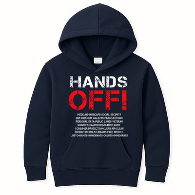 Hands Off Protest Kids Hoodie