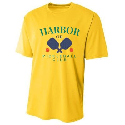 Harbor Or Pickleball Club For Paddle Players Performance Sprint T-Shirt