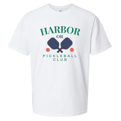 Harbor Or Pickleball Club For Paddle Players Sueded Cloud Jersey T-Shirt