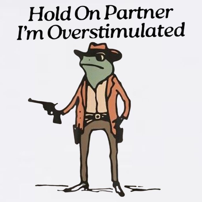 Hold On Partner IM Overstimulated Cowboy Frog Adult Drive Performance Visor
