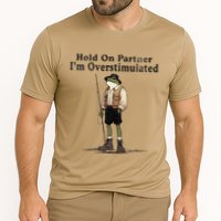 Hold On Partner IM Overstimulated Cooling Performance Crew T-Shirt