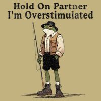 Hold On Partner IM Overstimulated Cooling Performance Crew T-Shirt