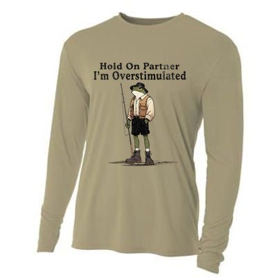 Hold On Partner IM Overstimulated Cooling Performance Long Sleeve Crew