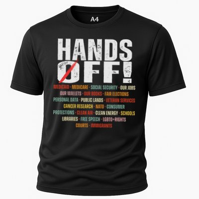 Hands Off Protest Social Security And Medicare Protest Performance Shirt