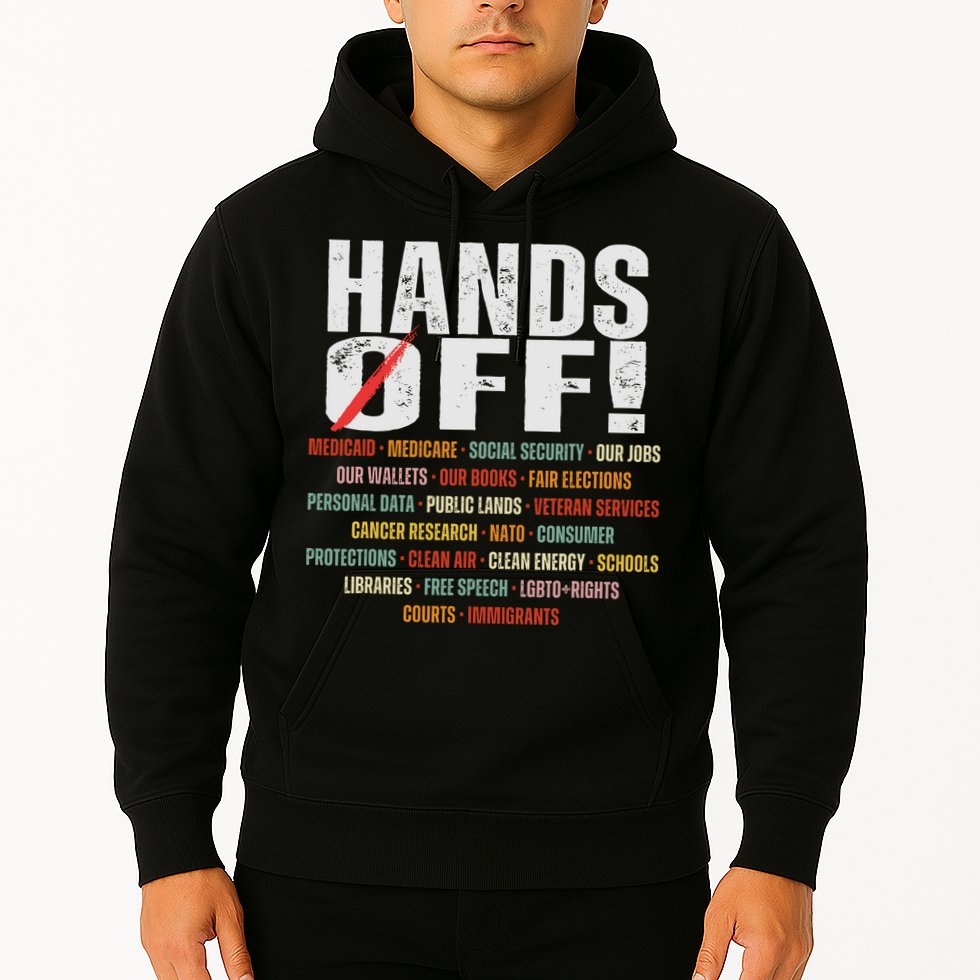 Hands Off Protest Social Security And Medicare Protest Hoodie