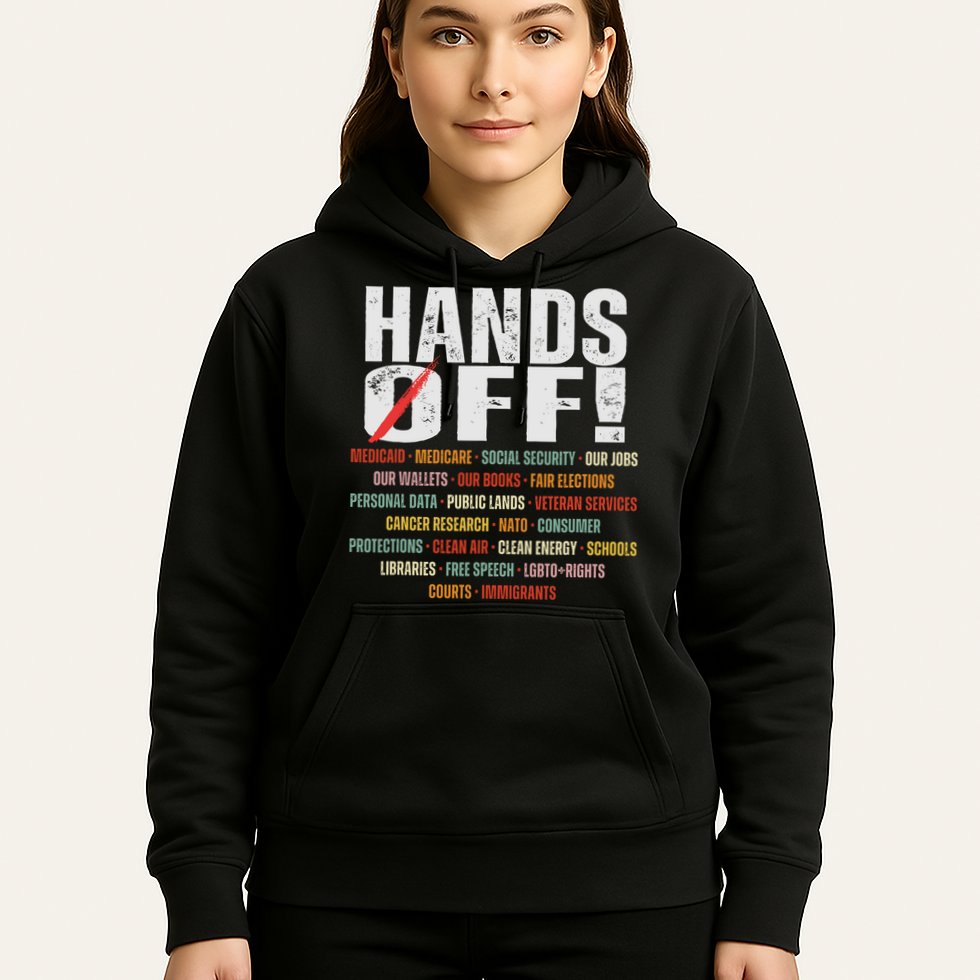 Hands Off Protest Social Security And Medicare Protest Hoodie