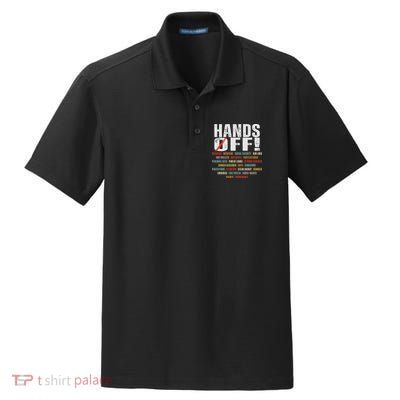 Hands Off Protest Social Security And Medicare Protest Dry Zone Grid Polo