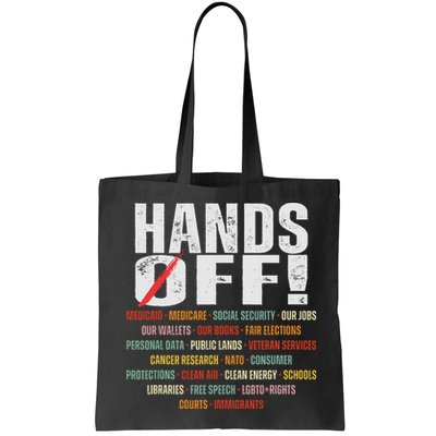 Hands Off Protest Social Security And Medicare Protest Bag