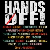 Hands Off Protest Social Security And Medicare Protest Poster