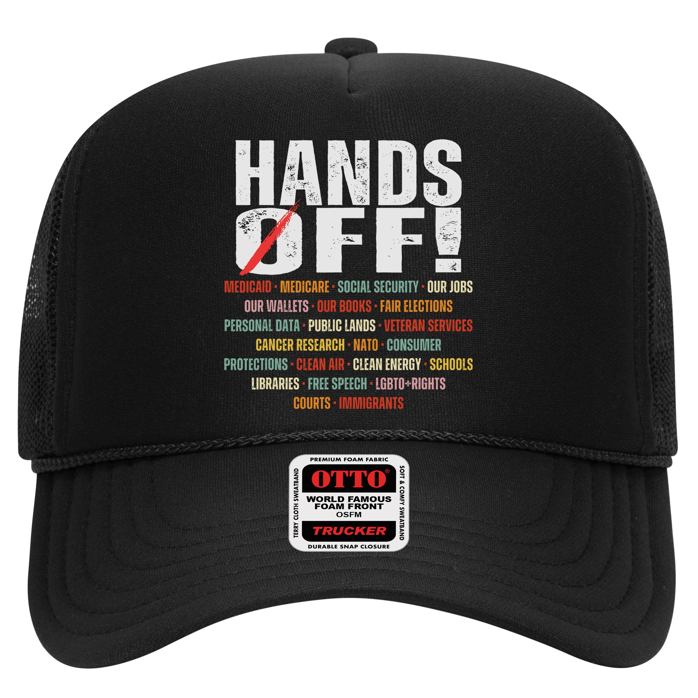 Hands Off Protest Social Security And Medicare Protest Hat
