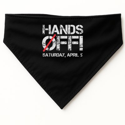 Hands Off Protest Saturday April 5 Women USA-Made Doggie Bandana