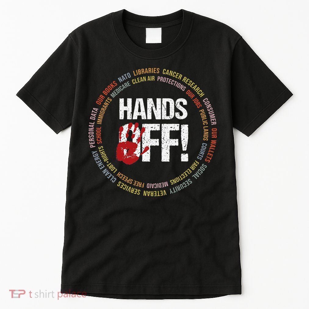 Hands Off Protest Social Security And Medicare Resist 8647 Tall T-Shirt