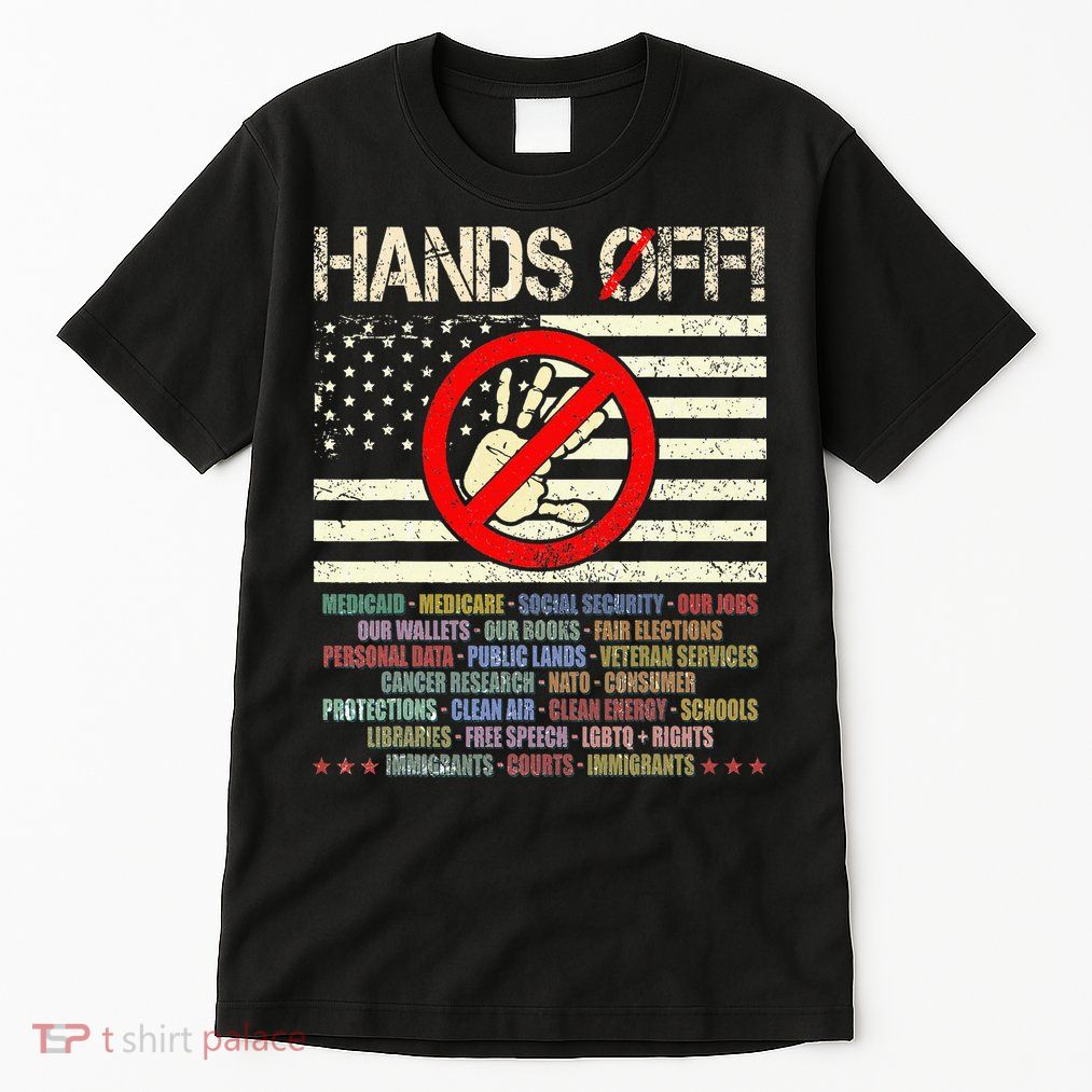 Hands Off Protest Saturday April 5 Women Tall T-Shirt
