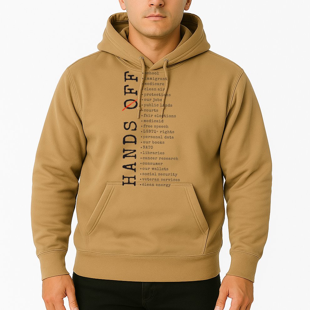 Hands Off Protest Social Security And Medicare Resist 8647 Hoodie
