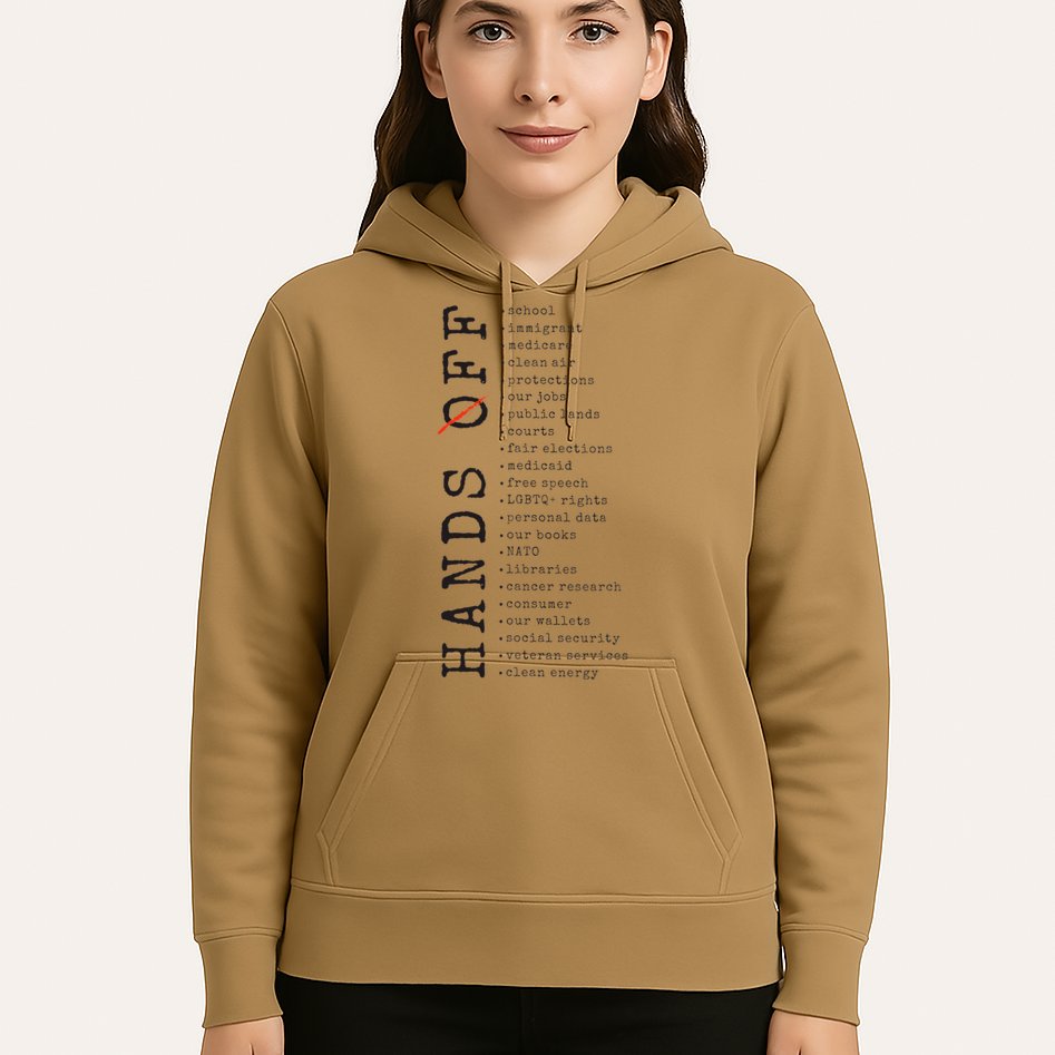 Hands Off Protest Social Security And Medicare Resist 8647 Hoodie