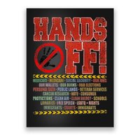 Hands Off Protest Social Security And Medicare Protest Poster