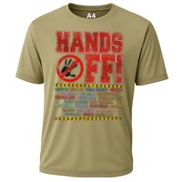 Hands Off Protest Social Security And Medicare Protest Cooling Performance Crew T-Shirt
