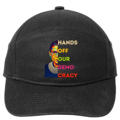 Hands Off Protest Security Ruth Bader Ginsberg USA 7-Panel Snapback Hat