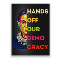 Hands Off Protest Security Ruth Bader Ginsberg USA Poster