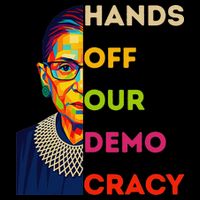 Hands Off Protest Security Ruth Bader Ginsberg USA Poster