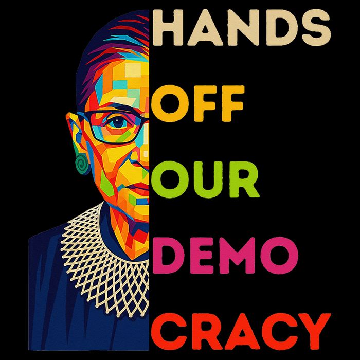Hands Off Protest Security Ruth Bader Ginsberg USA Poster