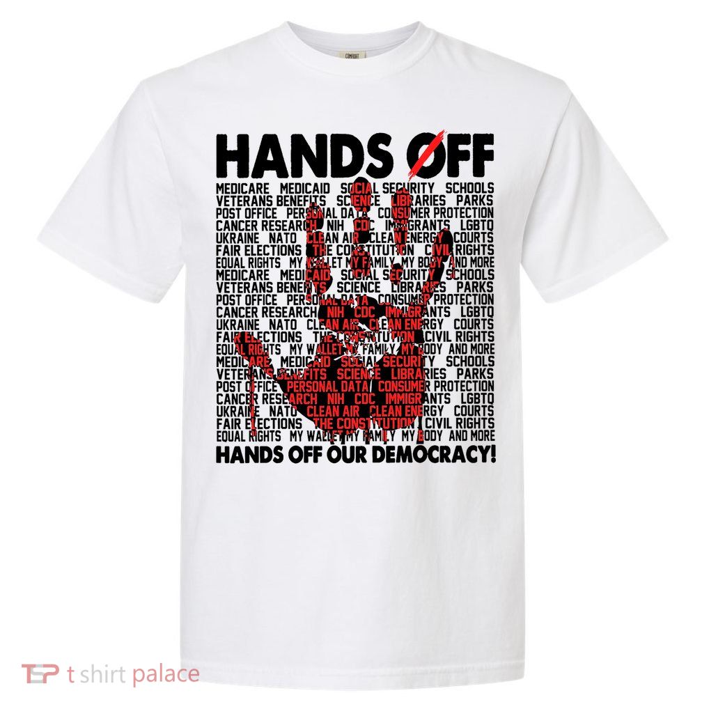 Hands Off Protest Social Security And Medicare Protest  Garment-Dyed Heavyweight T-Shirt