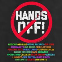 Hands Off Protest Social Security And Medicare Protest Adult Drive Performance Visor