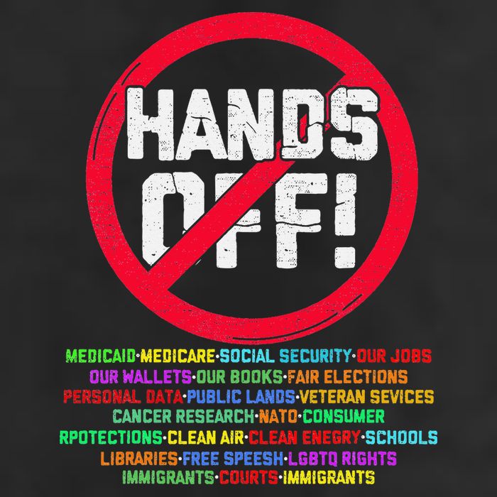 Hands Off Protest Social Security And Medicare Protest Adult Drive Performance Visor