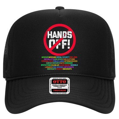 Hands Off Protest Social Security And Medicare Protest Trucker Hat
