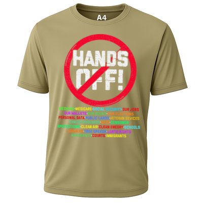 Hands Off Protest Social Security And Medicare Protest Performance Shirt