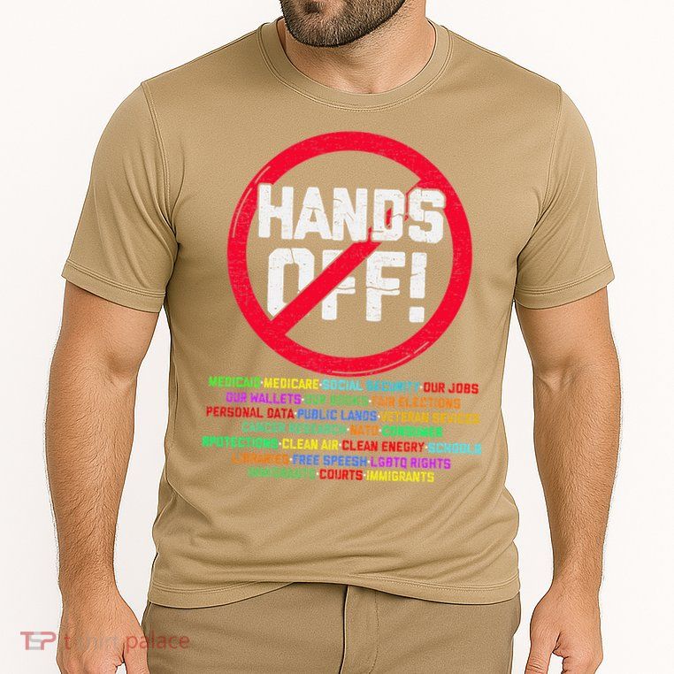 Hands Off Protest Social Security And Medicare Protest Performance Shirt