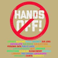 Hands Off Protest Social Security And Medicare Protest Button