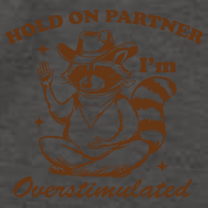 Hold On Partner IM Overstimulated Vector Backpack