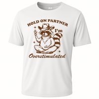 Hold On Partner IM Overstimulated Cooling Performance Crew T-Shirt