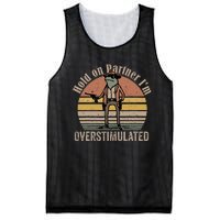 Hold On Partner IM Overstimulated Cowboy Frog Mesh Reversible Basketball Jersey Tank