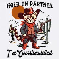 Hold On Partner IM Overstimulated Cooling Performance Crew T-Shirt