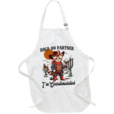 Hold On Partner IM Overstimulated Apron